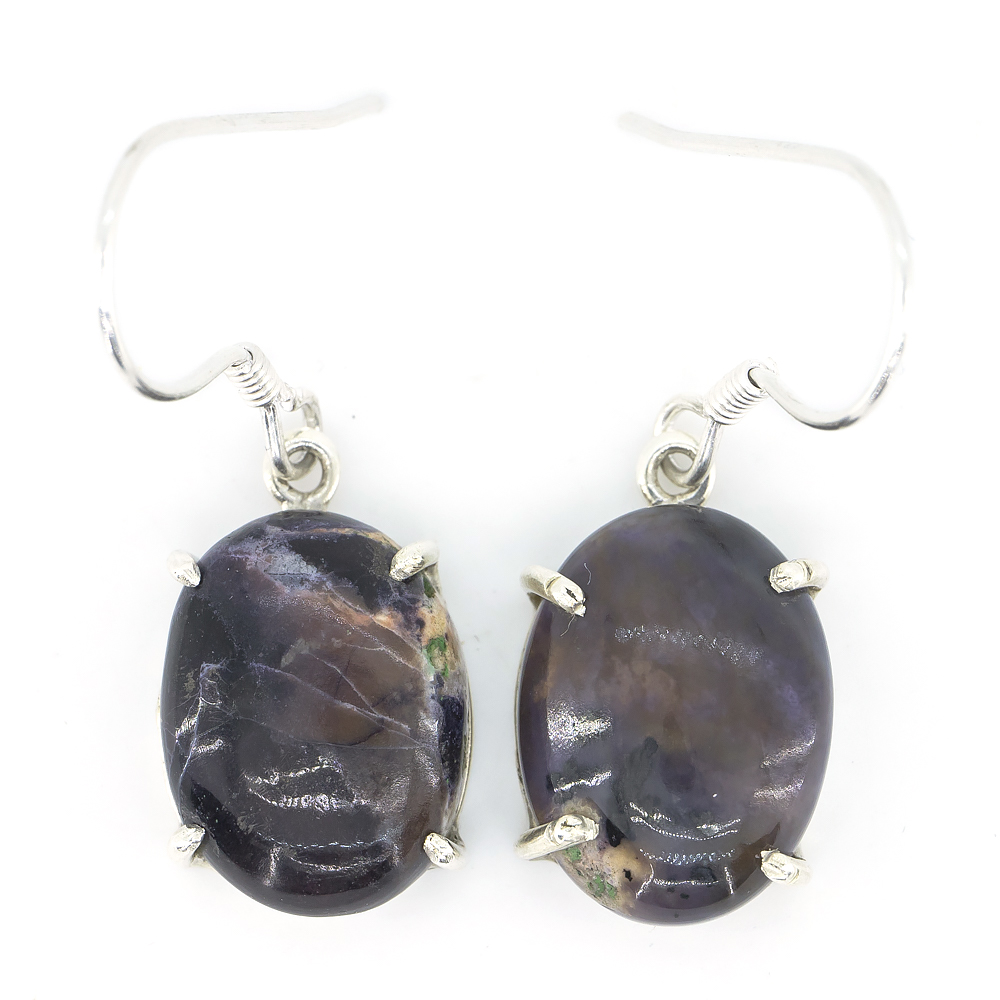 Серебряные серьги 925 пробы 4,54 г с тиффани Стоун 8,92 карат Серебряные серьги 925 пробы 4,54 г с тиффани Стоун 8,92 карат