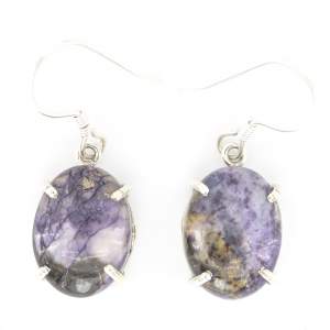 Срібні сережки 925 проби 4,54 г з тіффані стоун 8,92 карат Срібні сережки 925 проби 4,54 г з тіффані стоун 8,92 карат