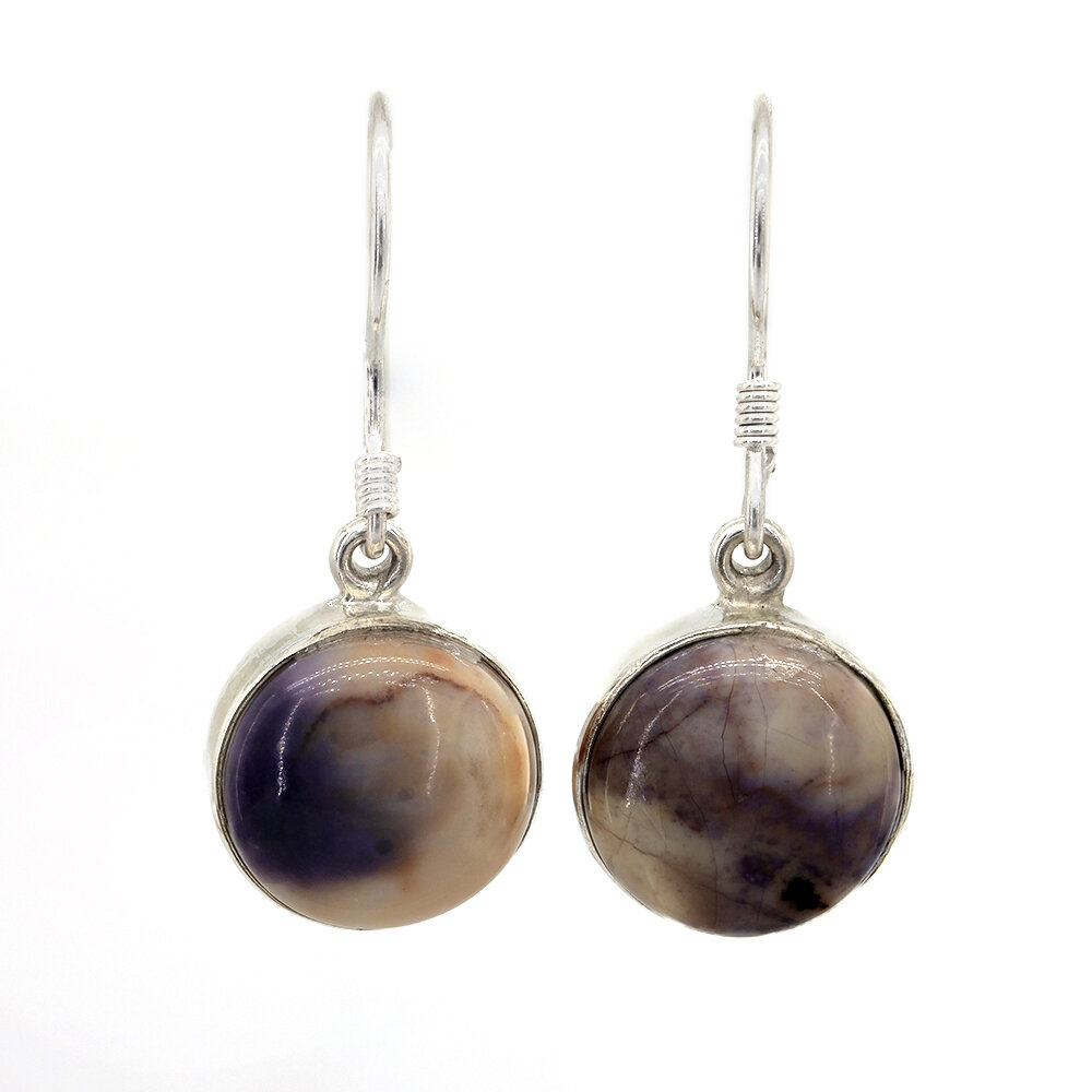 Срібні сережки 925 проби 4,38 г з тіффані стоун 8,61 карат Срібні сережки 925 проби 4,38 г з тіффані стоун 8,61 карат