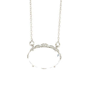 Підвіска з платиновим покриттям 850 проби з кристалом 24,05 карат Підвіска з платиновим покриттям 850 проби з кристалом 24,05 карат