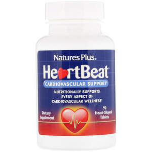 Витамины HeartBeat Cardiovascular Support 90 Heart-Shaped - Nature's