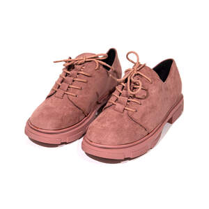 Жіночі туфлі з еко-замши фрезового кольору Жіночі туфлі з еко-замши фрезового кольору