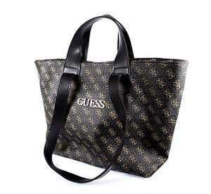 Жіноча сумка кольору Black&Brown, репліка Guess