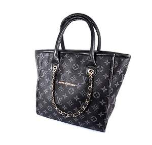 Жіноча сумка кольору Black&Grey, репліка Louis Vuitton