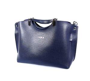 Жіноча сумка кольору Dark Blue, репліка Zara