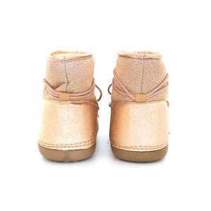 Жіночі угі (з блиском) рожевого кольору (штучне хутро,плащівка та еко-шкіра)