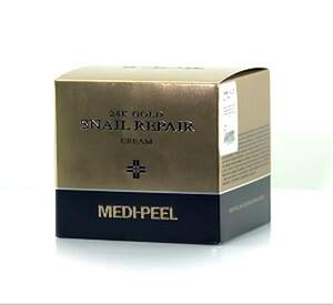 Крем с коллоїдним золотом і муцином равлика 24k Gold Snail Repair Cream, Medi Peel, 50 г