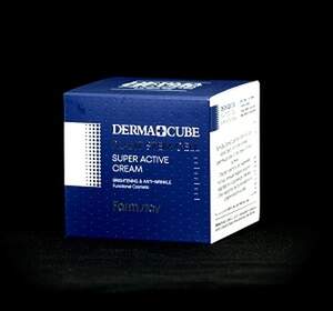 Крем антивіковий со стволовими клітинами Derma Cube Plant Stem Cell Super Active Cream Farmstay, 80 мл