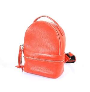 Женский рюкзак Firetto из натуральной кожи красного цвета