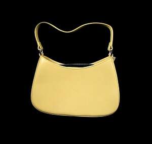 Жіноча сумка Firetto из натуральной кожи жовтого цвета