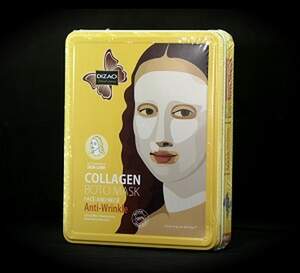 Бото-маска колагенова проти зморшок Collagen Botomask Face & Neck Anti-Wrinkle, Dizao, 10 шт.