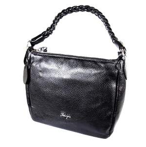Жіноча сумка Karya из натуральной кожи черного цвета