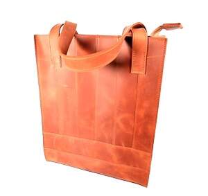 Жіноча сумка Blanknote из натуральной кожи коричневого цвета