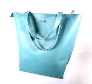 Жіноча сумка Blanknote з натуральної шкіри кольору Тіффані