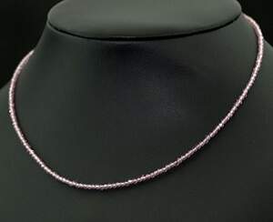 Ожерелье з розовой Шпінеллю 16,98 карат, 38+4 см