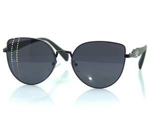 Солнцезащитные очки  Limited edition с черными вушками, репліка Prada