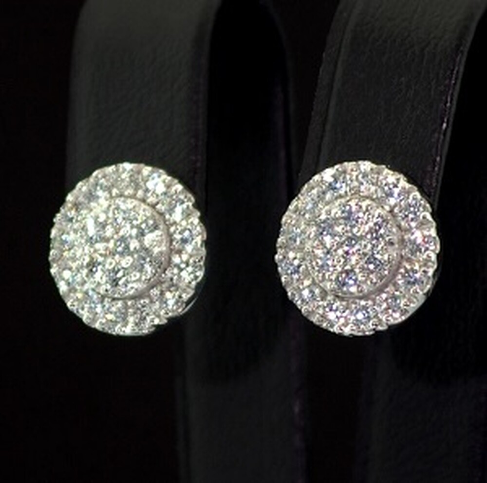 Срібні сережки 925 проби 2,58 г з Муассанітами Кр 57 D/VVS1 0.27 карат Срібні сережки 925 проби 2,58 г з Муассанітами Кр 57 D/VVS1 0.27 карат