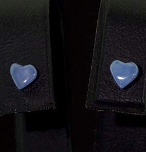 Сережки у срібному покритті з Танзанітами АААА 0,95 карат Сережки у срібному покритті з Танзанітами АААА 0,95 карат